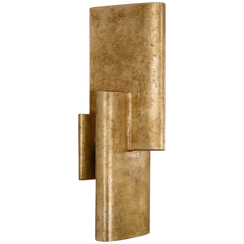 LED Wall Sconce from the Lotura Collection in Museum Gild Finish by Visual Comfort Signature