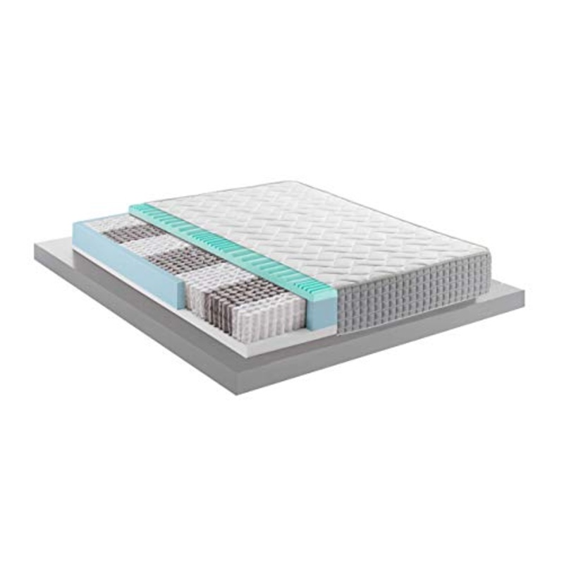 Mentor – Materasso Molle & Memory Med H3 Piazza e Mezzo 120×200 Greentech Med 4.1 DISP, Medico Detraibile 5 cm di Memory, H25 a 9 Zone – Detraibile