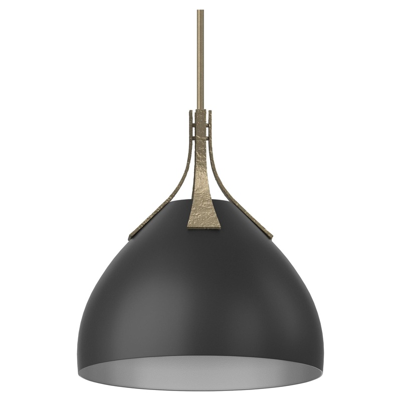 Summit Pendant Soft Gold Black