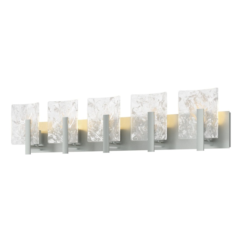Arc 5-Light Bath Sconce Vintage Platinum