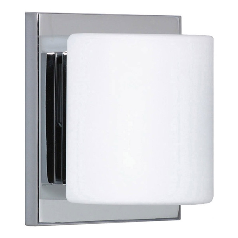 Besa 1WS-787307-CR Paolo One Light Wall Sconce Chrome