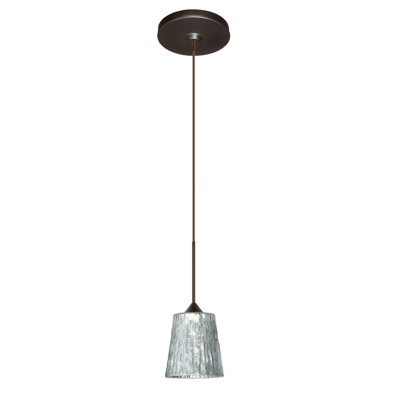 Besa 1XP-5125SF-BR Nico One Light Pendant Bronze (Discontinued)