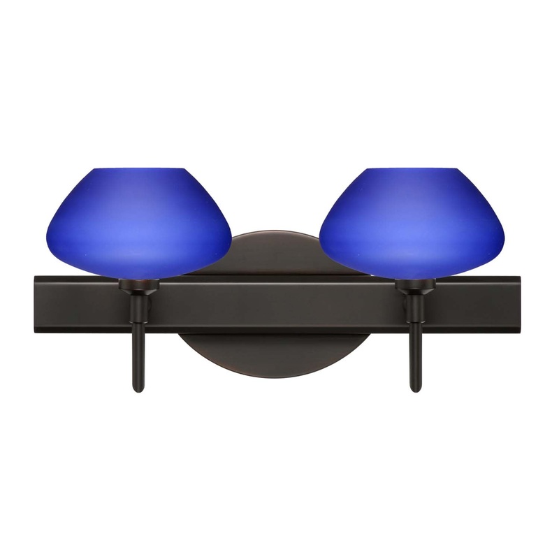 Besa 2SW-541087-BR Peri Two Light Wall Sconce Bronze