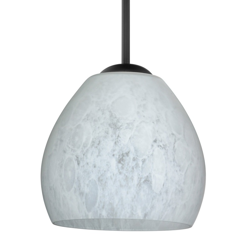 Besa B-412219-MED-BK Besa Bolla Pendant One Light Pendant Black