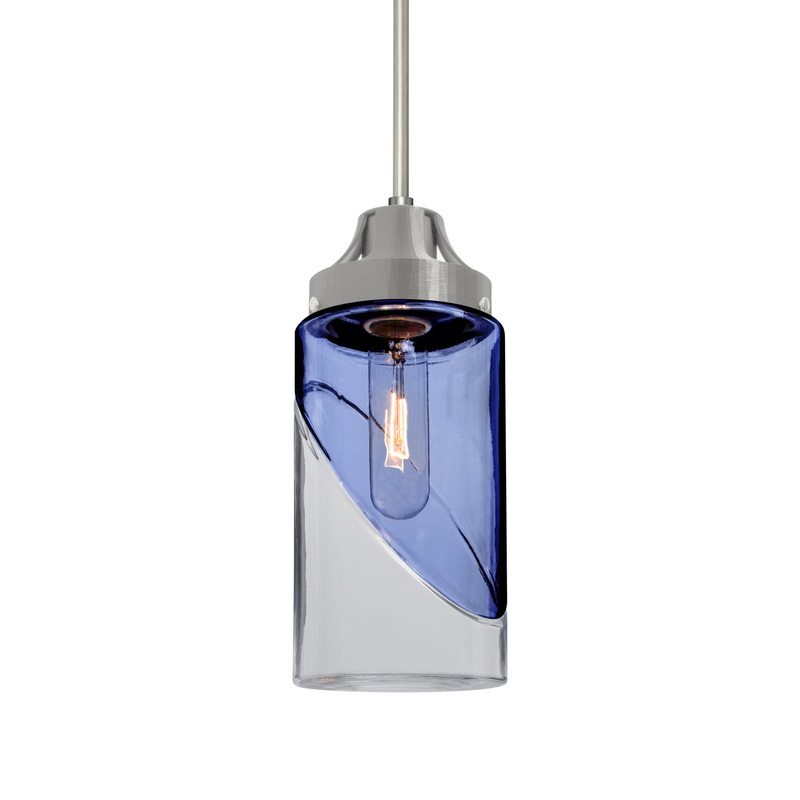 Besa J-BLINKBL-SN Blink One Light Pendant Satin Nickel