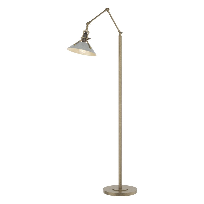 Henry Floor Lamp Soft Gold Vintage Platinum