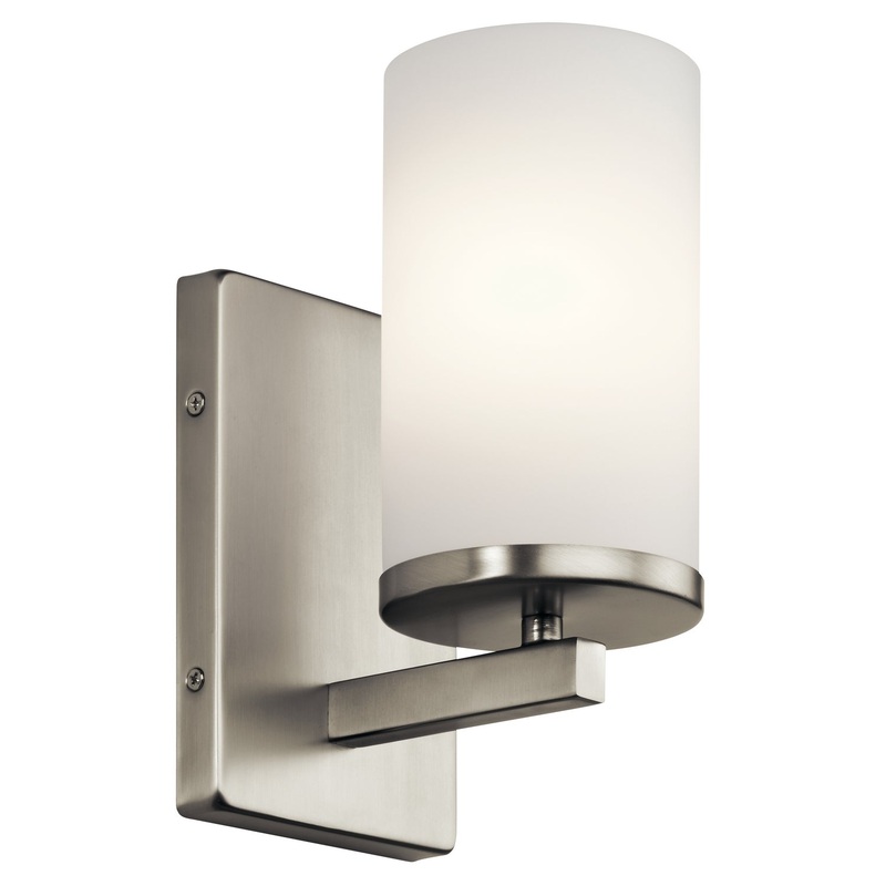 Kichler 45495NI One Light Wall Sconce, Brushed Nickel