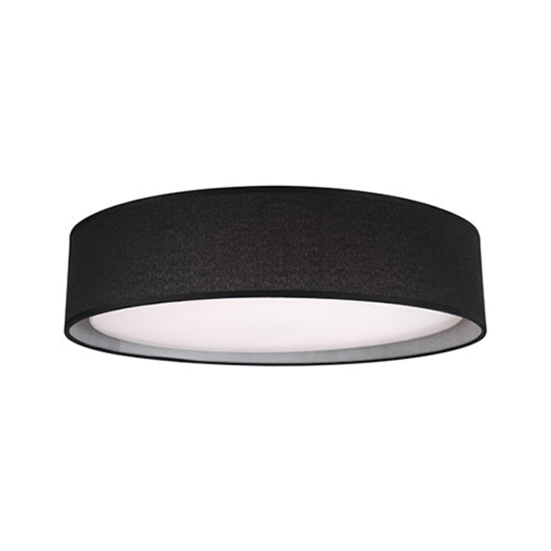 LED Flush Mount from the Dalton Collection in Black Finish by Kuzco Lighting