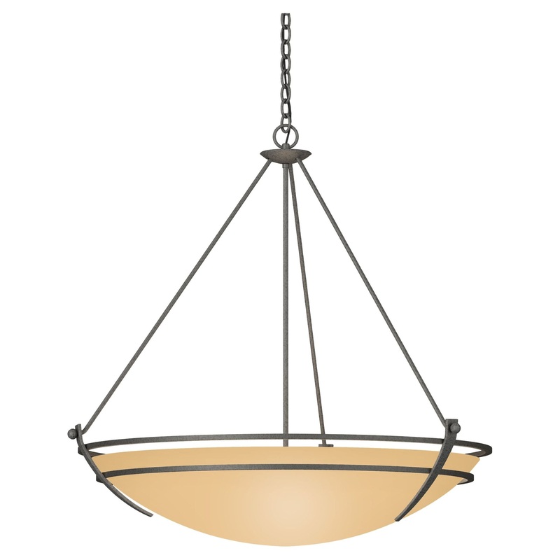 Presidio Tryne Large Scale Pendant Natural Iron Sand Glass (SS)