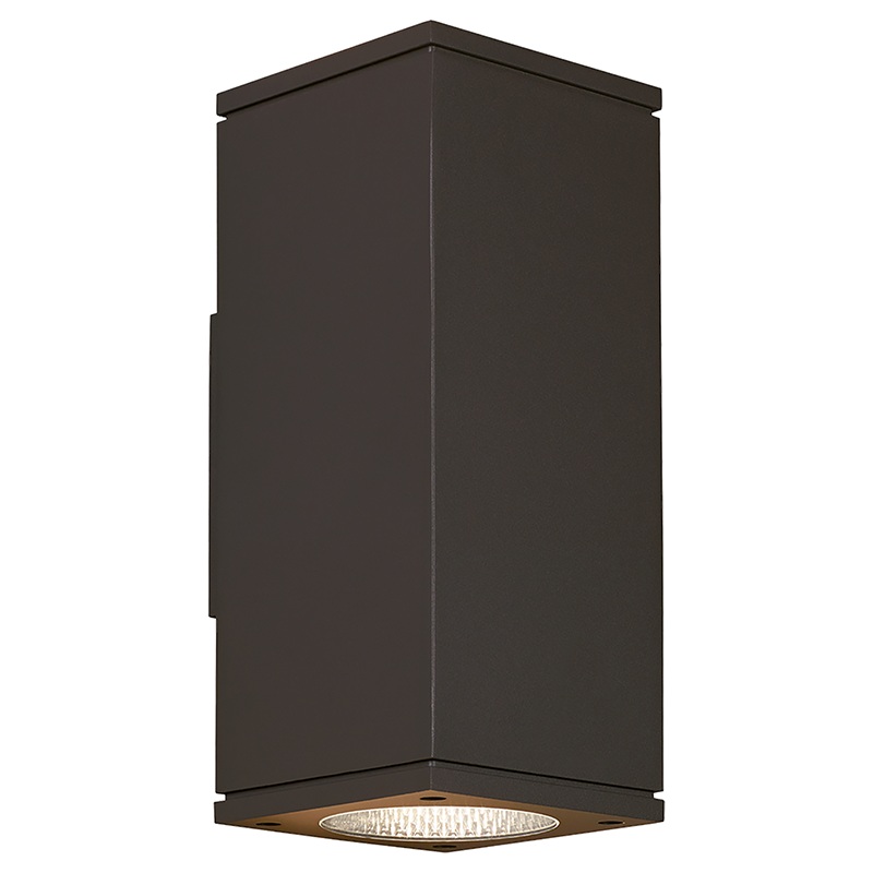 Tegel 12 Outdoor Wall Up & Downlight Bronze 3000K / 10-Degree Beam (Up) / 10-Degree Beam (Down) None