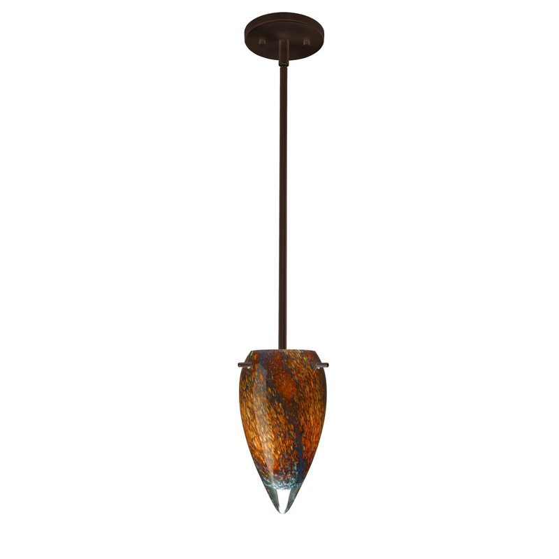 Besa 1TT-4125CE-LED-BR Juli One Light Pendant Bronze (Discontinued)