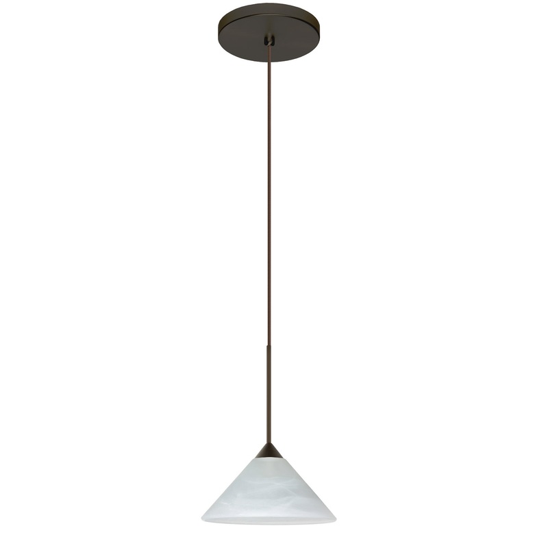 Besa 1XT-117652-BR Kona One Light Pendant Bronze