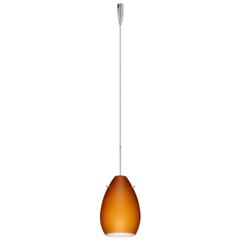 Besa RXP-171380-SN Pera One Light Pendant Satin Nickel (Discontinued)