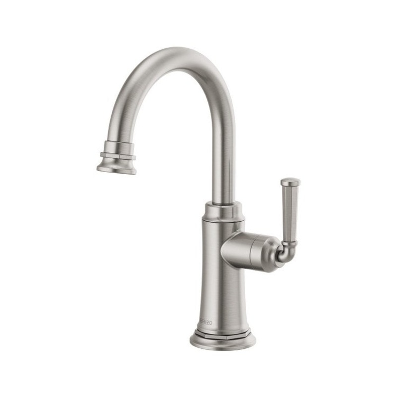 Beverage Faucet Rook Cold Water 1 Lever ADA Brilliance Stainless 360 Degree Swivel