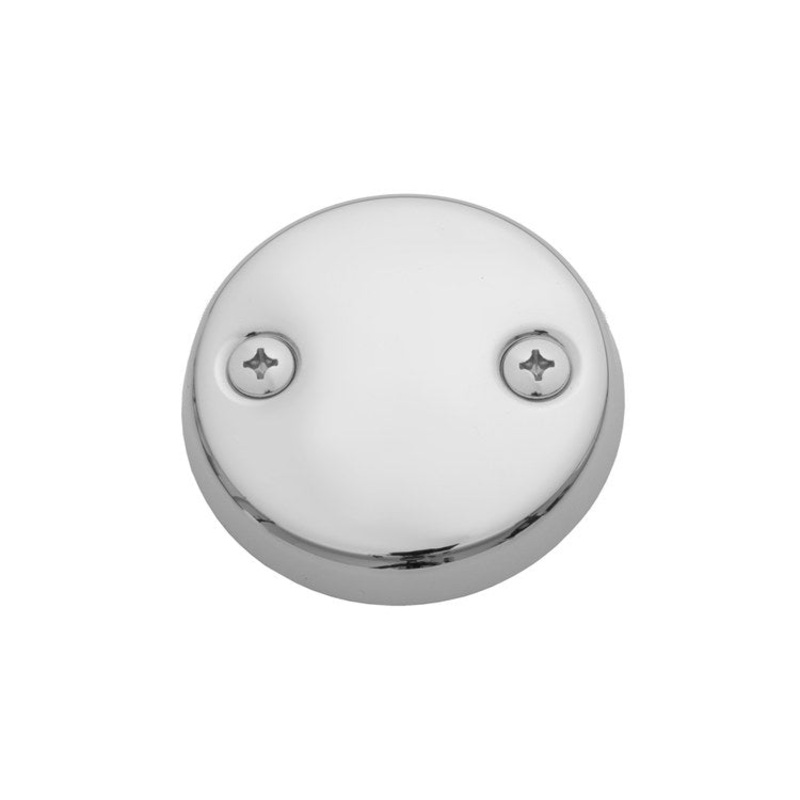 Faceplate 2 Hole Tub Matte Black for Waste & Overflow 3-1/8 Inch