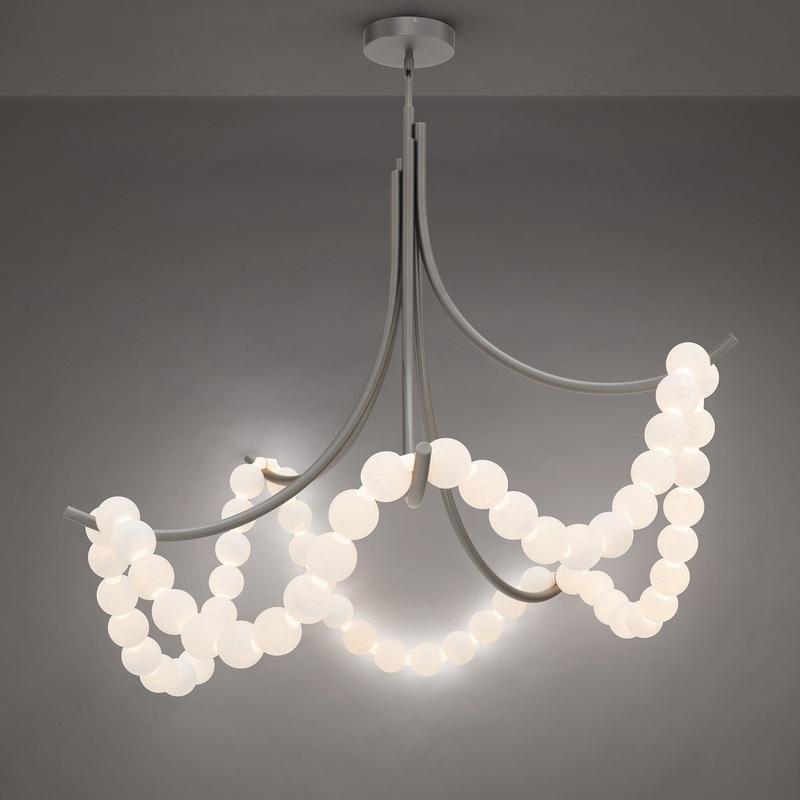 LED Flush Mount from the Parel Collection in Antique Nickel Finish by Modern Forms