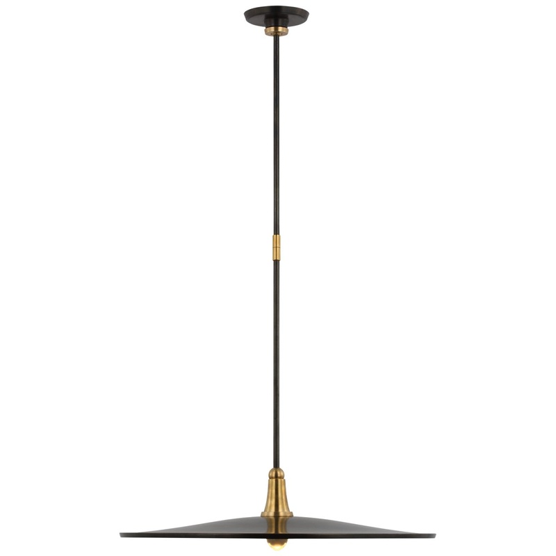 LED Pendant from the Truesdell Collection in Hand-Rubbed Antique Brass And Bronze Finish by Visual Comfort Signature