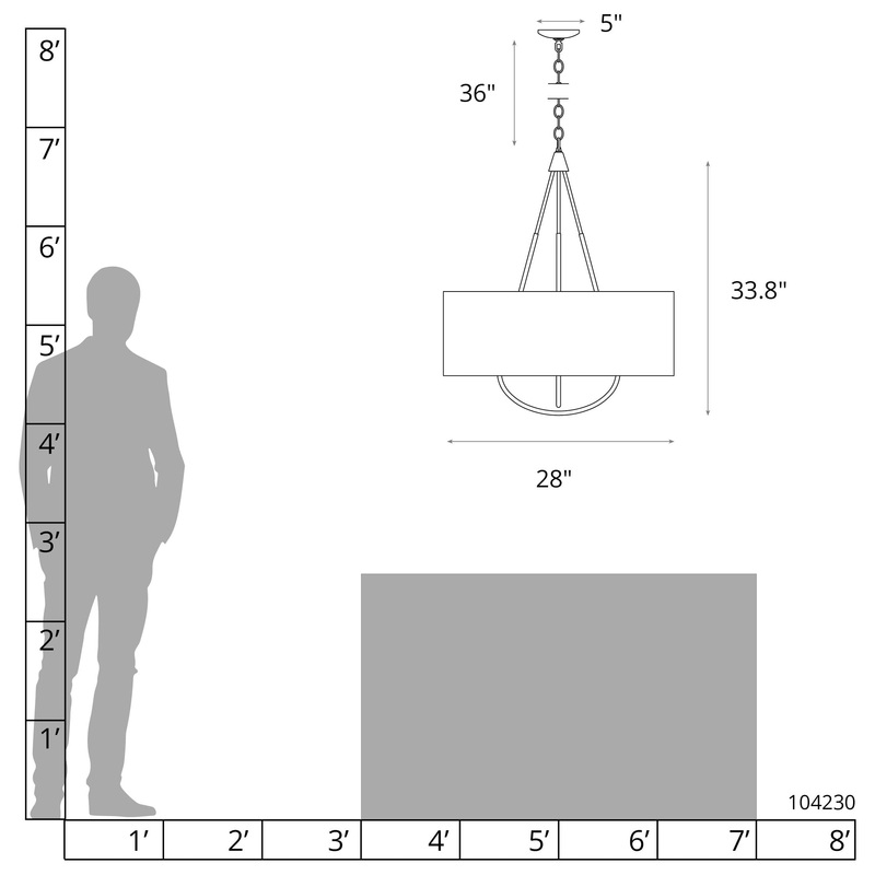 Loop Pendant Soft Gold Natural Iron Flax Shade (SE)