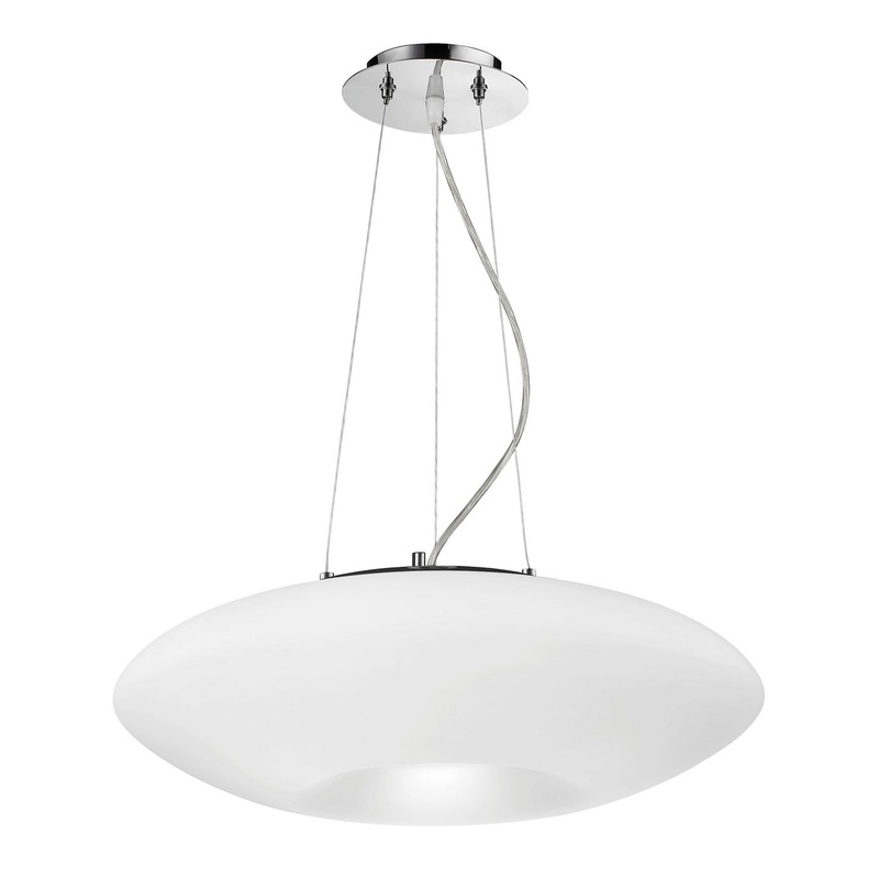 Three Light Chandelier from the Cloud Collection in Polished Chrome Finish by Stone Lighting