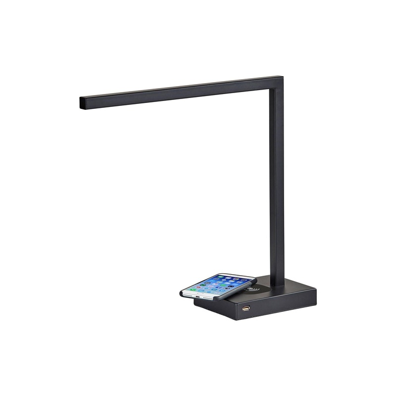 Aidan AdessoCharge LED Wireless Charging Desk Lamp Matte Black