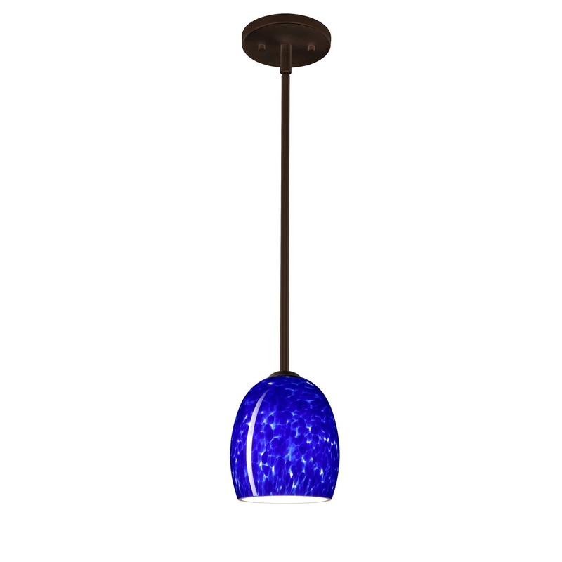 Besa 1TT-169786-LED-BR Lucia One Light Pendant Bronze