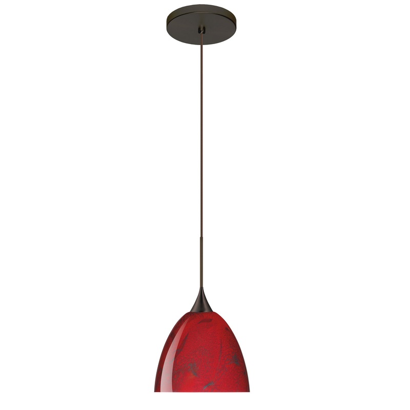 Besa 1XT-7570MA-BR Sasha One Light Pendant Bronze (Discontinued)