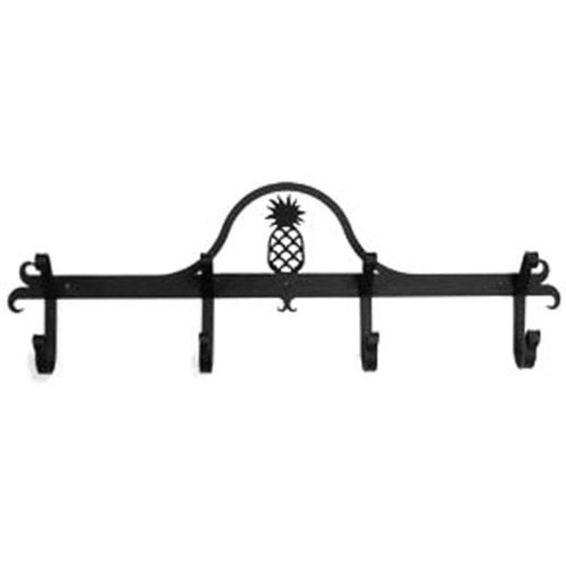 Village Wrought Iron CB-44 Pineapple Coat Bar