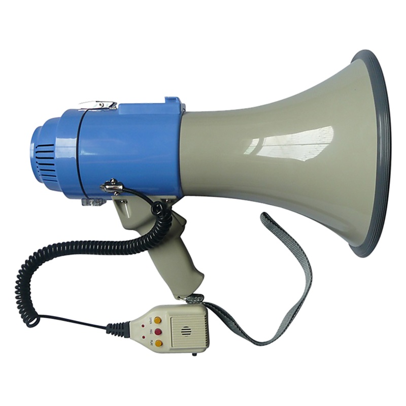 25W Megaphone PA System Loud Speaker Voice Recorder