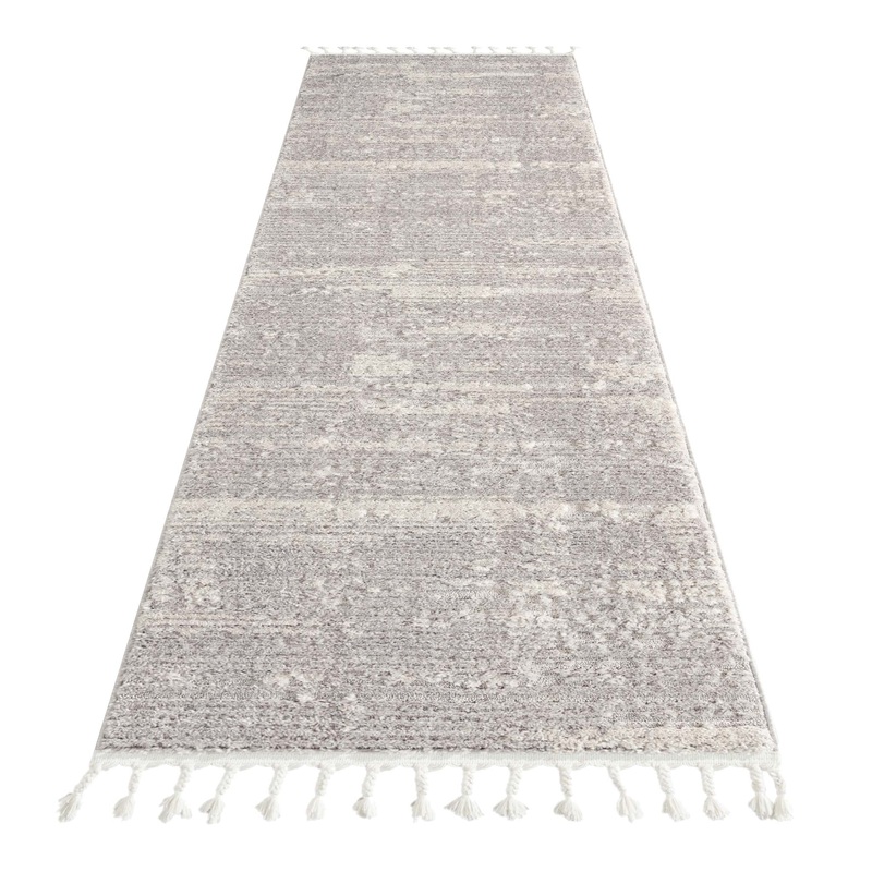 Addie Soft Pile Rug – Light Grey – 200×290