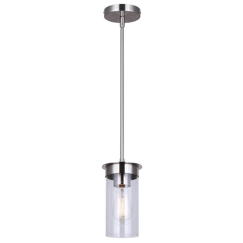 Benson 1-Light Pendant Brushed Nickel