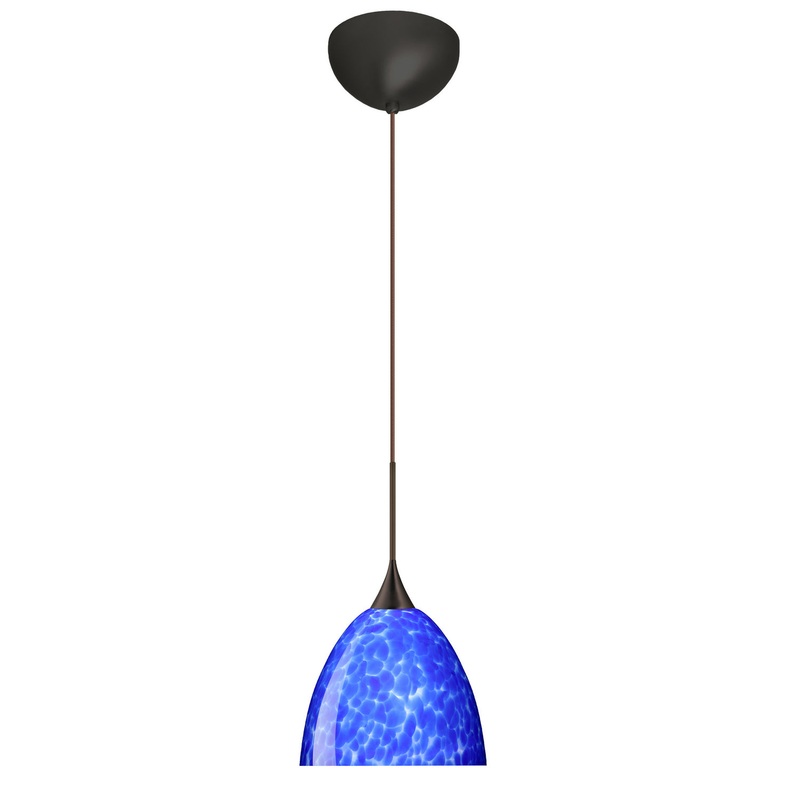 Besa 1XC-757086-LED-BR Sasha One Light Pendant Bronze (Discontinued)