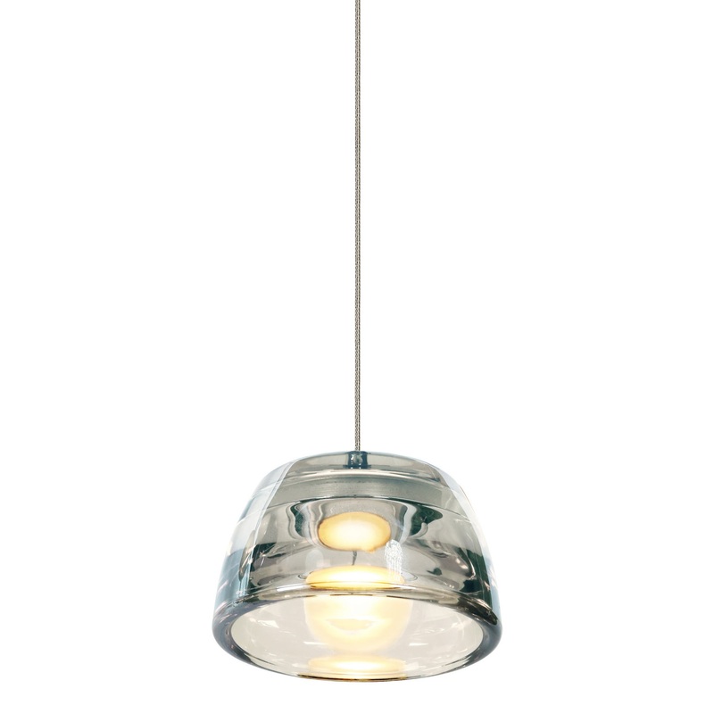 LED Mini Pendant from the Kristallo Collection in Polished Chrome Finish by Stone Lighting