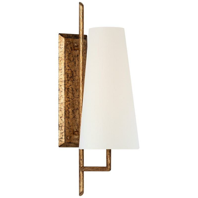 LED Wall Sconce from the Ashton Collection in Gilded Iron Finish by Visual Comfort Signature