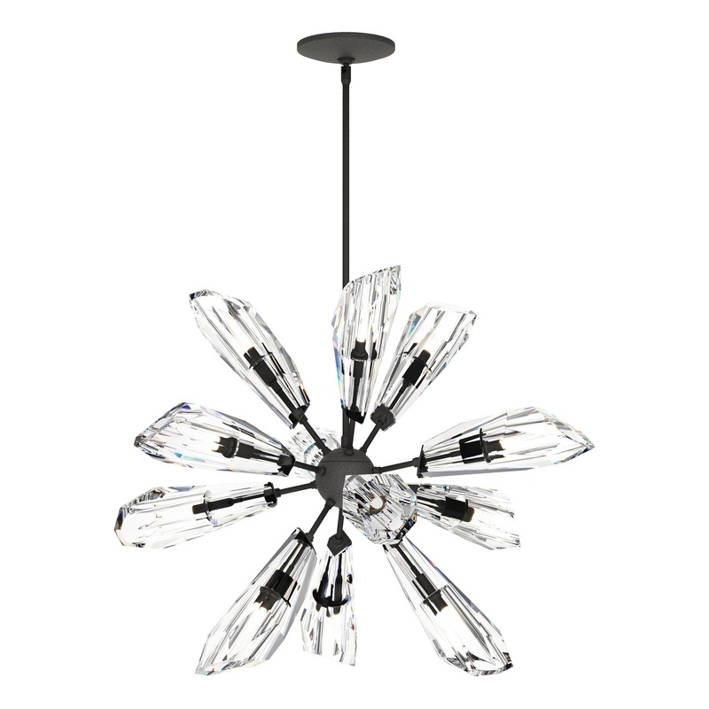 Luma 12-Light Starburst Pendant Natural Iron