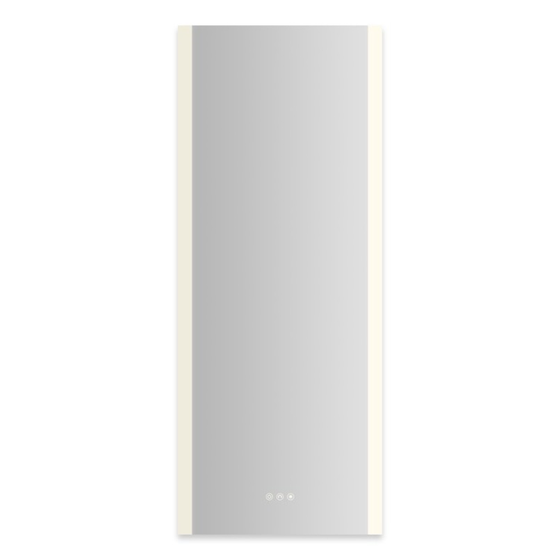 Medicine Cabinet AIO 20 x 48 Inch with Vertical Edge Lighting 1 Doors Triple Mirror Left Hinge