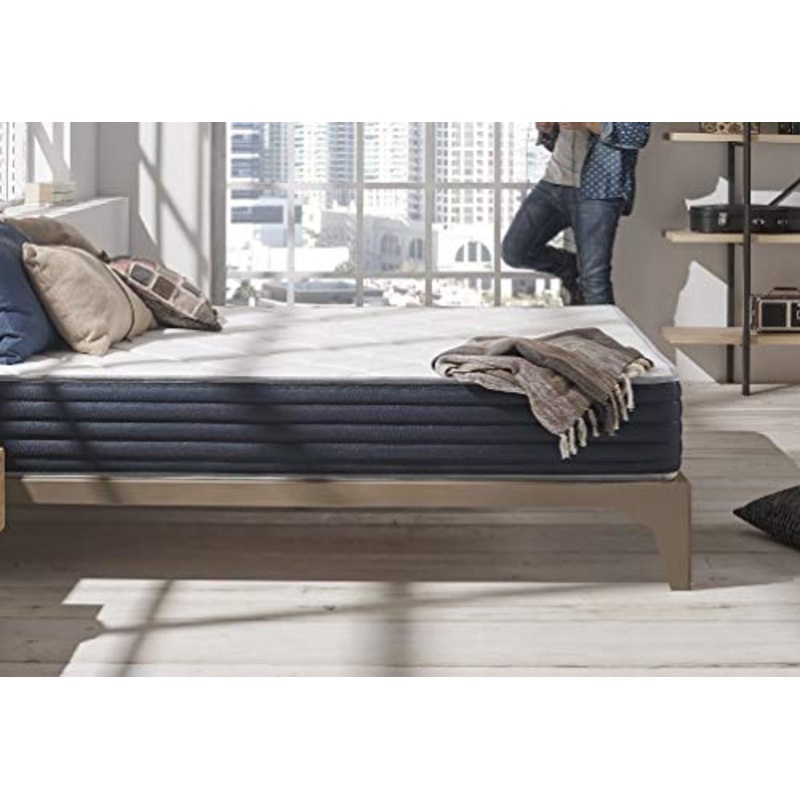 Naturalex  | Aura | Materasso in Memory Foam 135×190 cm | ThermoSoft v60 | Schiuma Memory Viscotex | Tessuto SoftSensation extra soave | Traspirabile | Certificato Oeko-Tex