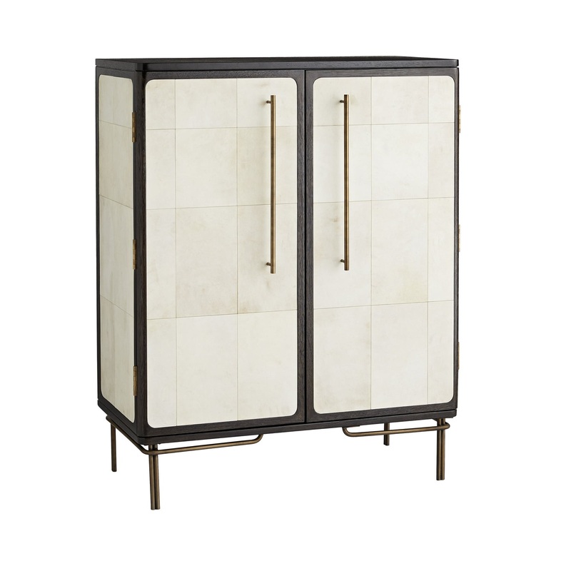 Arteriors 4811 Edison Cabinet Ebony