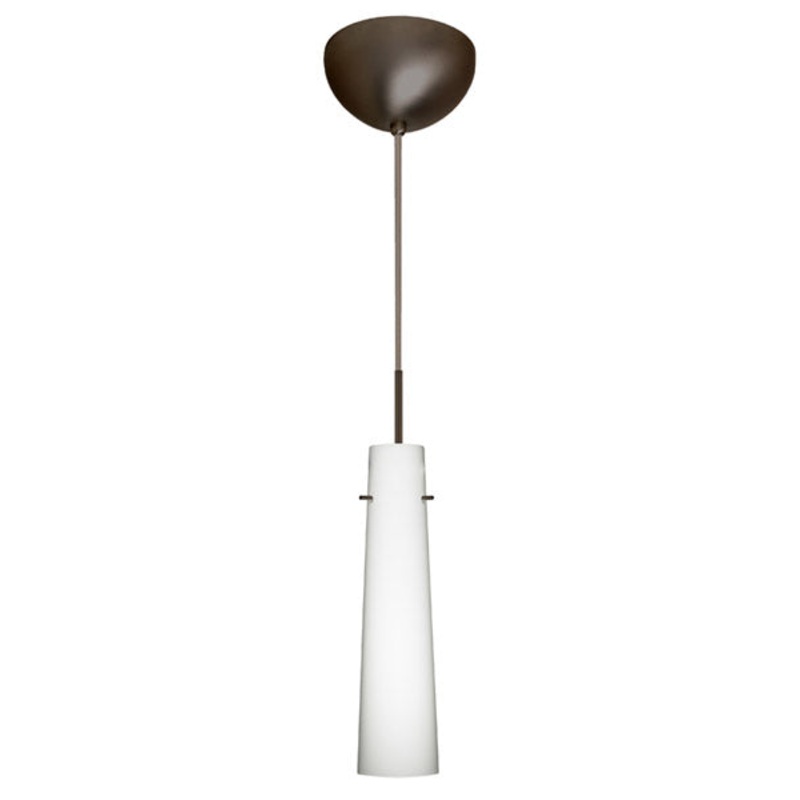 Besa 1BC-567407-BR Camino One Light Pendant Bronze