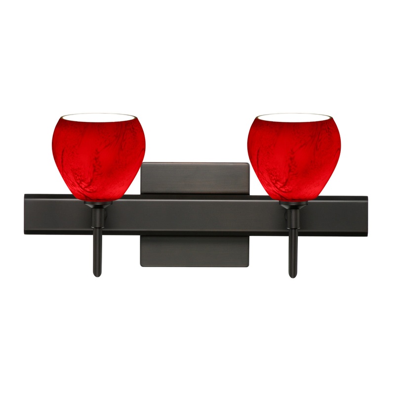 Besa 2SW-5605MA-BR-SQ Tay Tay Two Light Wall Sconce Bronze