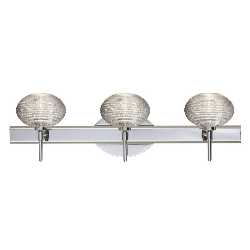 Besa 3SW-5612GL-CR Lasso Three Light Wall Sconce Chrome (Discontinued)