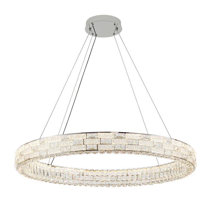 Elegance Chandelier – Chrome / 39.37