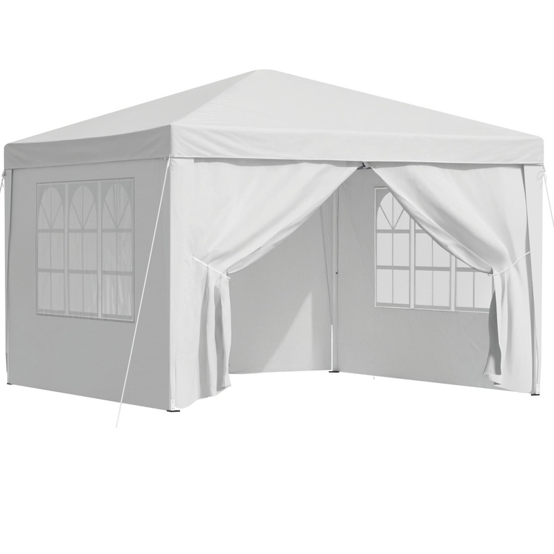 Instahut Gazebo 3×3 Pop Up Marquee Folding Tent Wedding Gazebos Camping Outdoor Canopy White