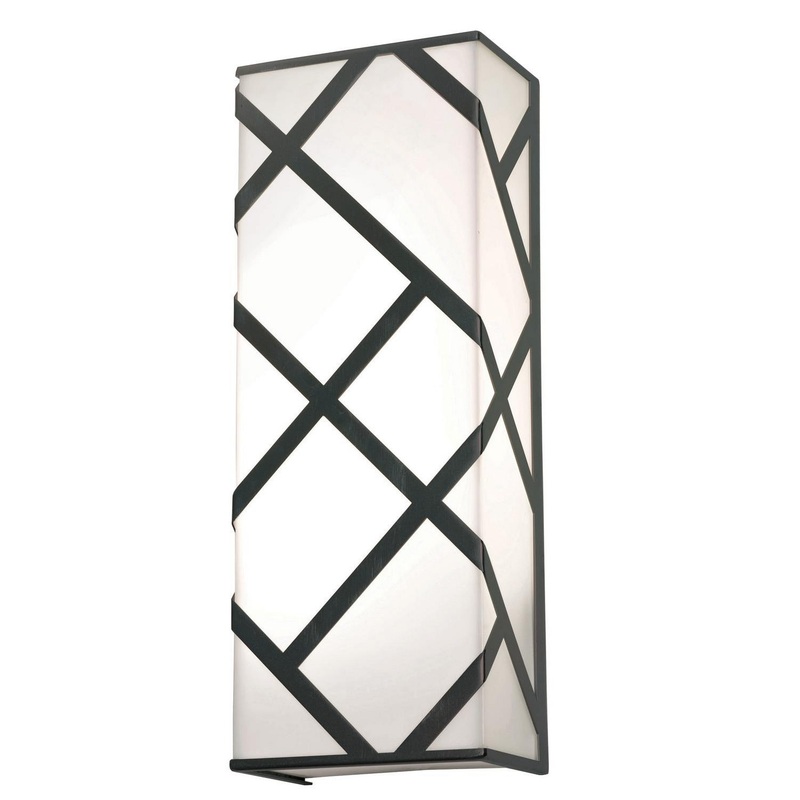 LED Wall Sconce from the Haven Collection in Black Finish by AFX Lighting