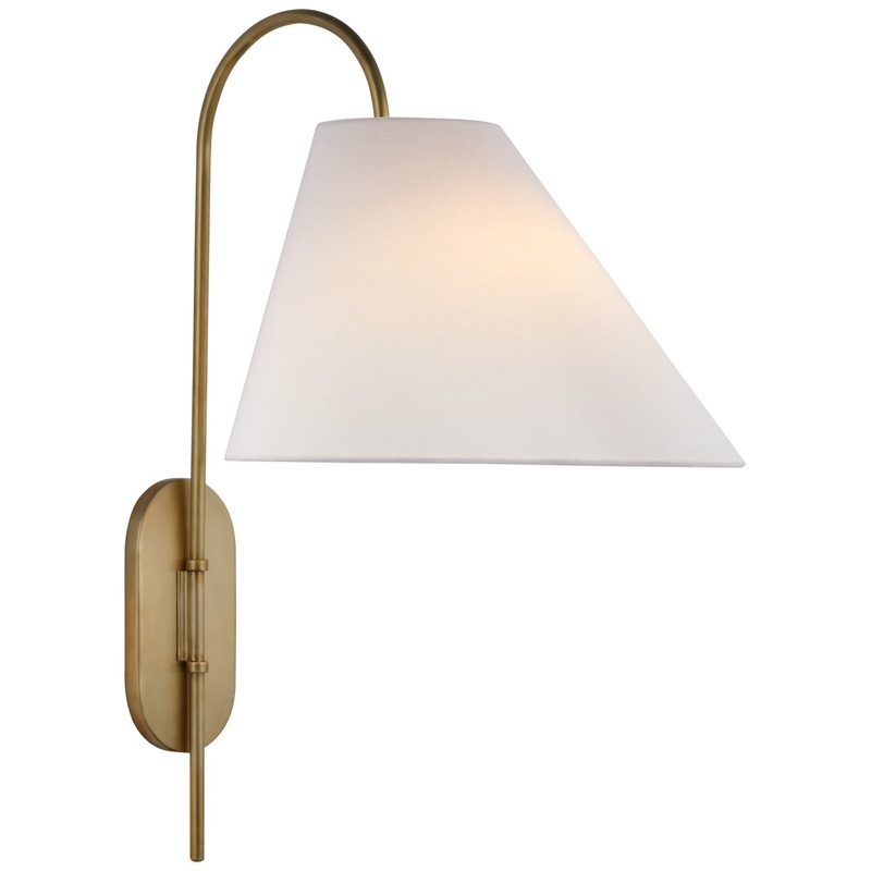 LED Wall Sconce from the Kinsley Collection in Soft Brass Finish by Visual Comfort Signature