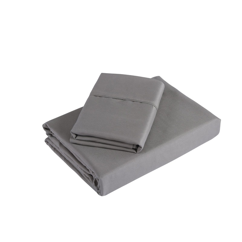 Royal Comfort 1200 Thread Count Sheet Set 4 Piece Ultra Soft Satin Weave Finish – King – Charcoal
