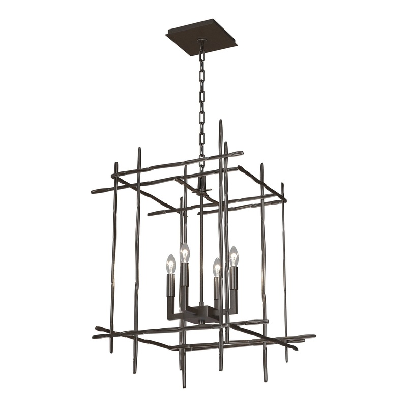 Tura 4-Light Medium Chandelier Oil Rubbed Bronze