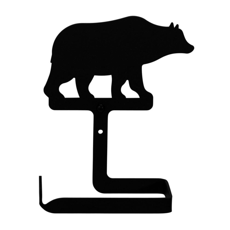 Village Wrought Iron TT-14 Bear Toilet Tissue Holder