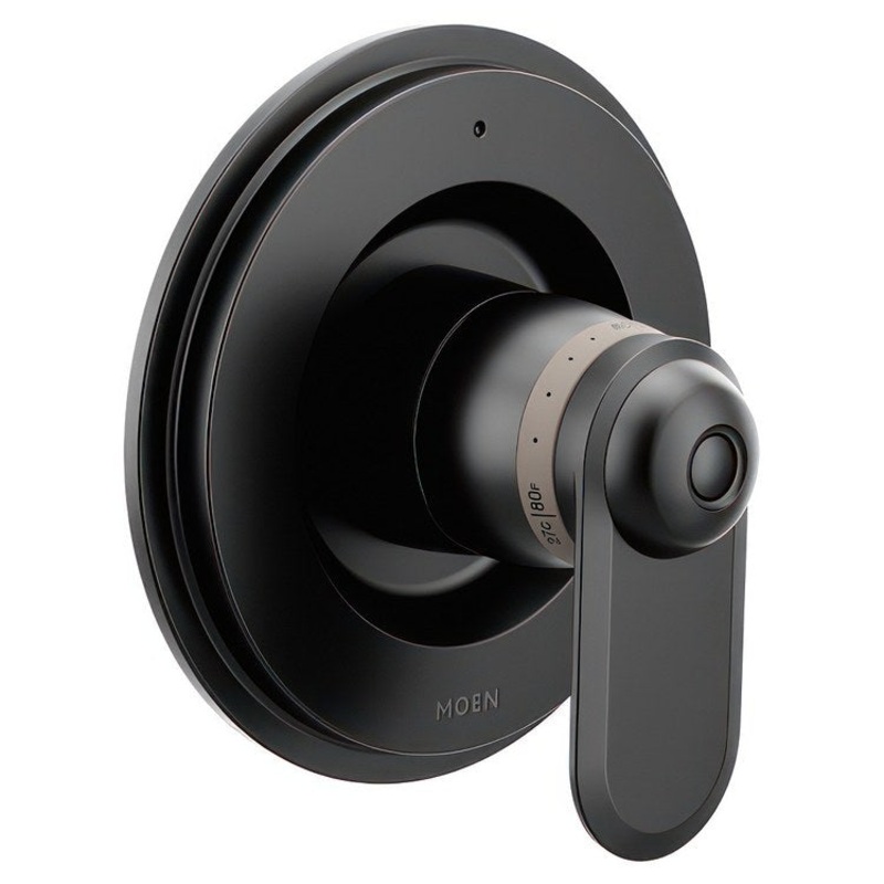 Volume Control Trim Greenfield 1 Lever Matte Black ADA