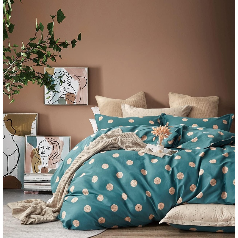 100% Cotton Hugo Reversible Printed Quilt Cover Set – Super King Size