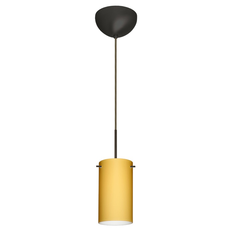 Besa 1BC-4404VM-MED-BR Stilo One Light Pendant Bronze (Discontinued)